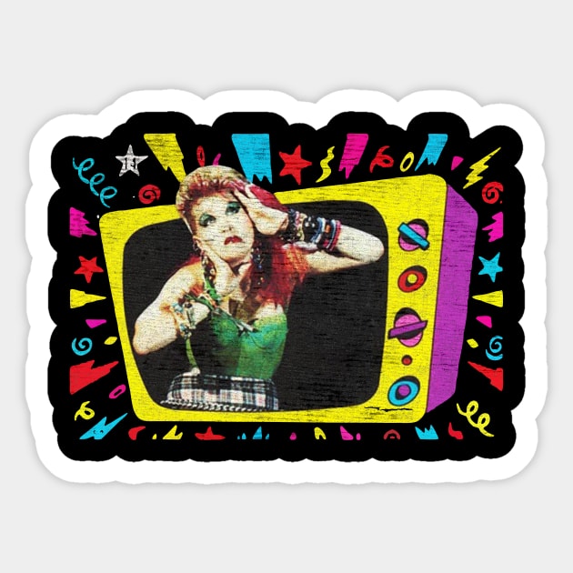 Cynthia Ann Stephanie Lauper Sticker by GoatKlan